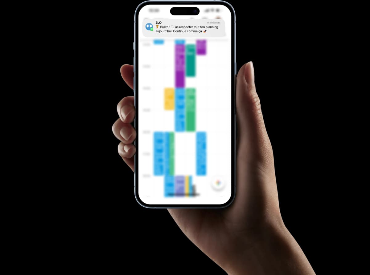 Application BLO sur smartphone